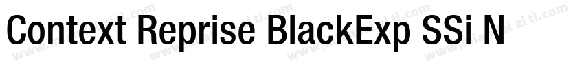 Context Reprise BlackExp SSi Normal字体转换
